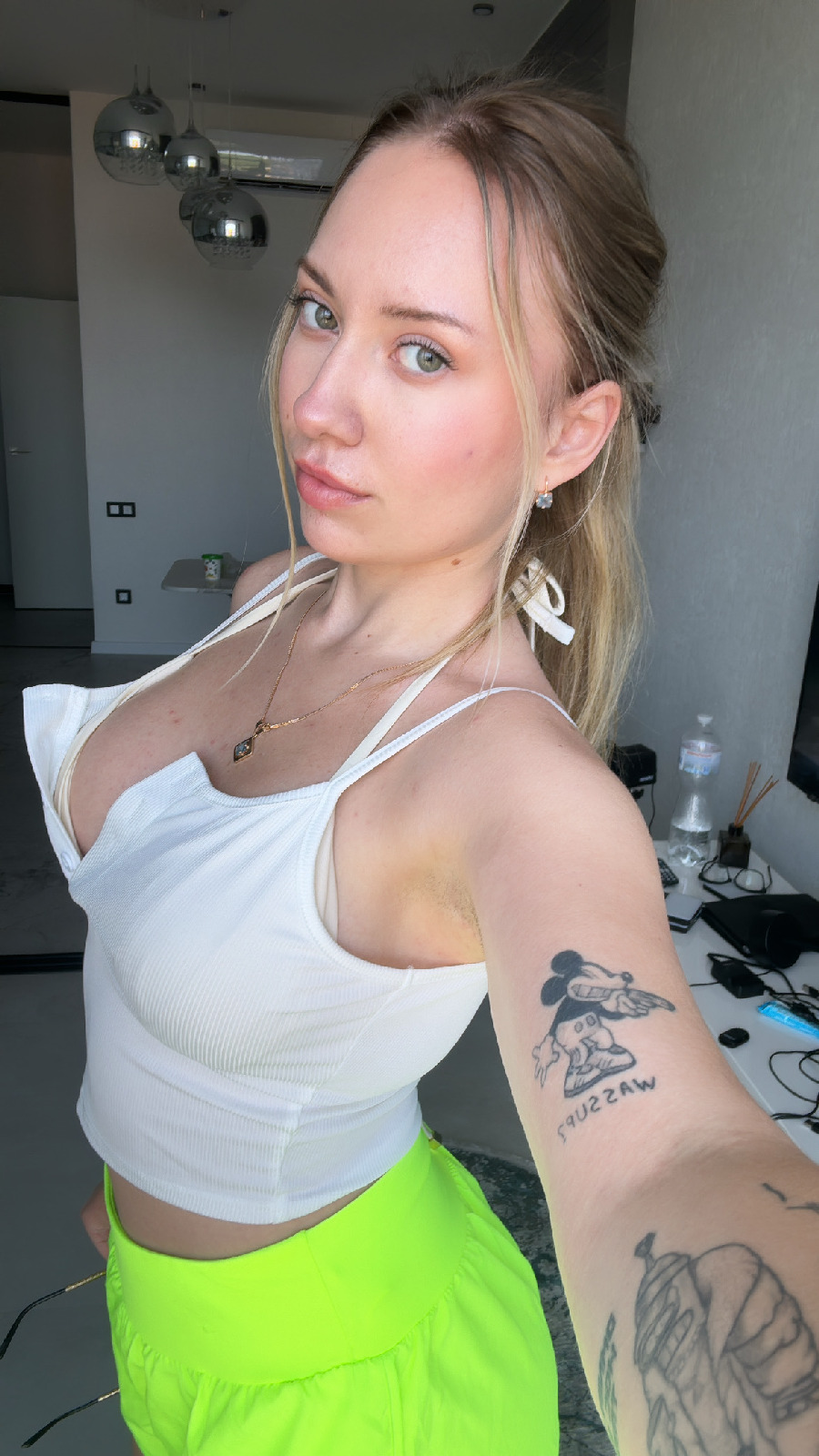 KateV in her underwear in Lilongwe