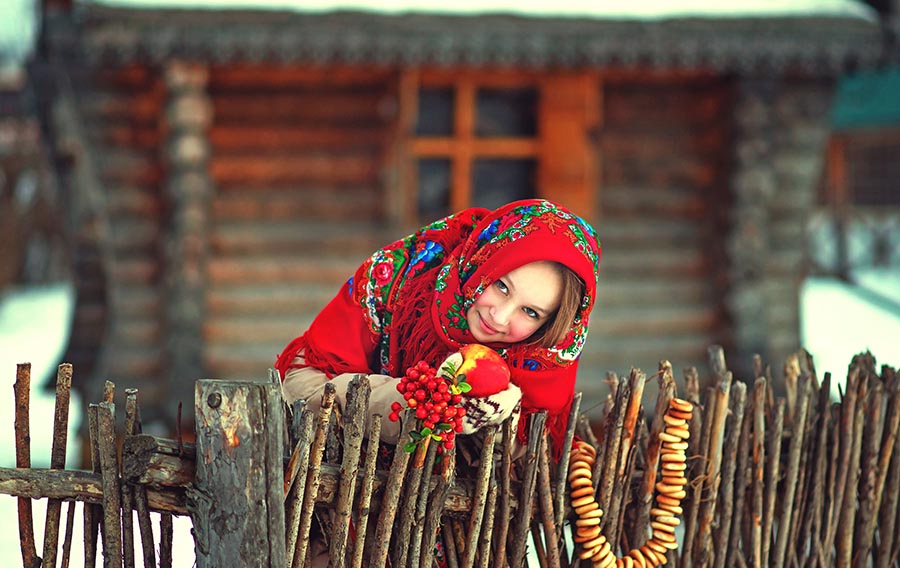 Sexy girl Women in Slavic costumes in Lilongwe